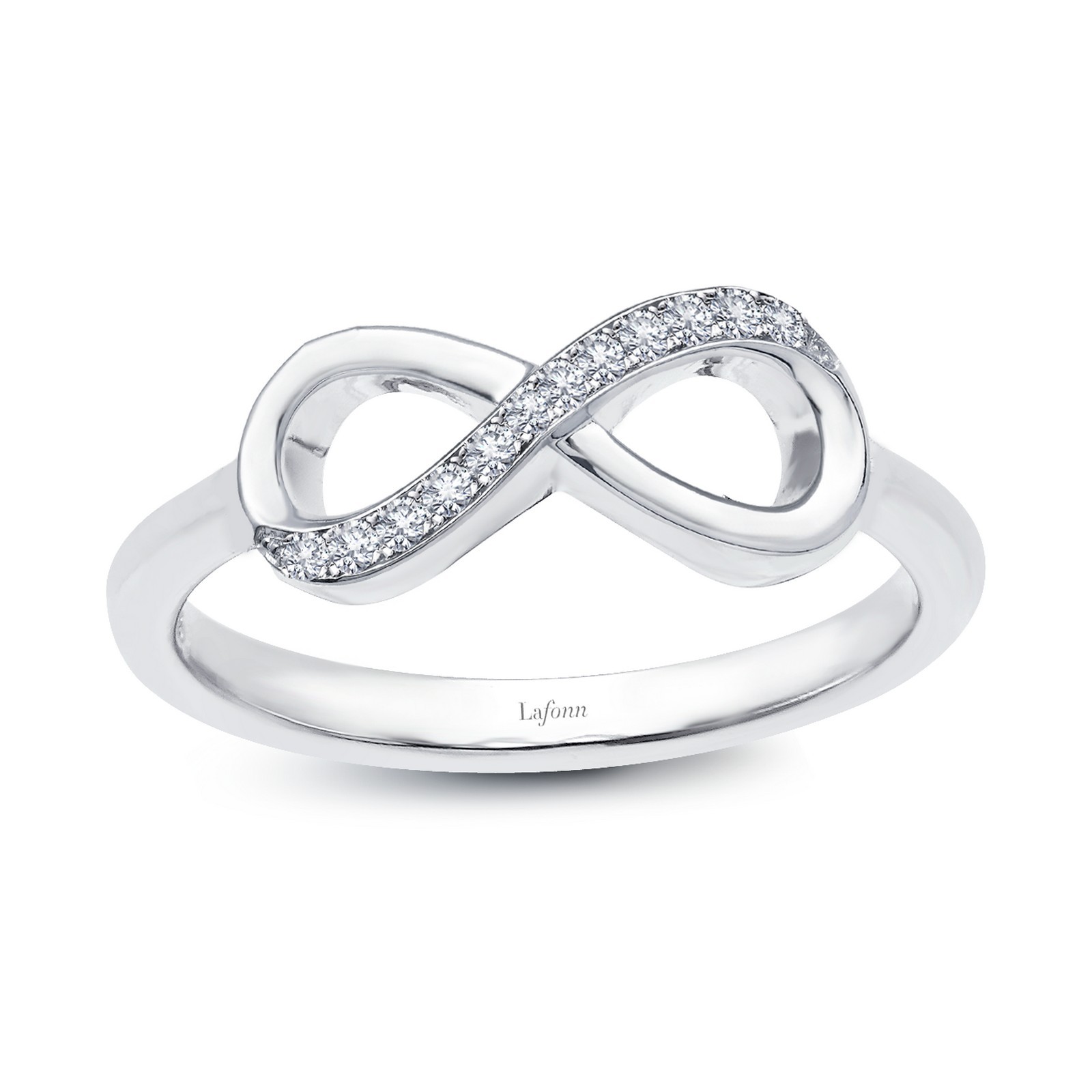 Tiffany & Co. Platinum and Diamond Infinity Ring Size 6.5 - Yoogi's Closet